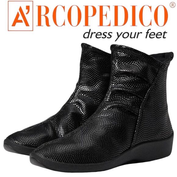 ARCOPEDICO Women’s Croc Shoes in the Size 41/9.5-10 US Size in Black Color - Picture 2 of 16